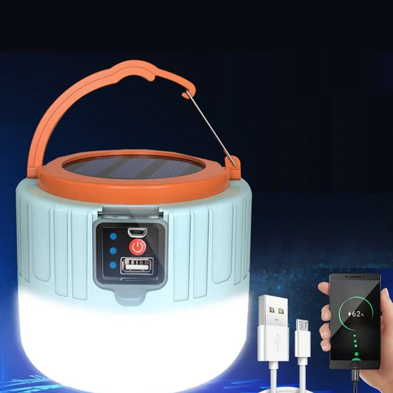 Rechargeable Outdoor Solar LED Camping Lamp