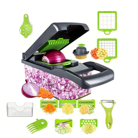 14/16 in 1 Multifunctional Vegetable Chopper Dicer Slicer