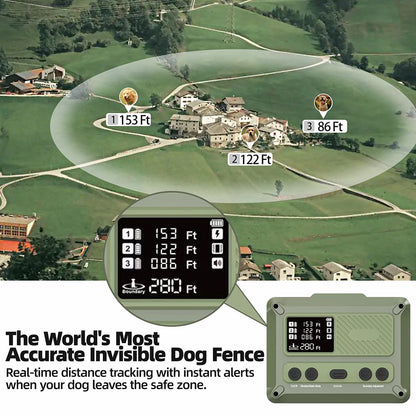 F910 Radar Wireless Dog Fence
