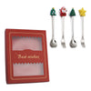 Silver Spoon and Fork- Red Box (Four-Piece Set)