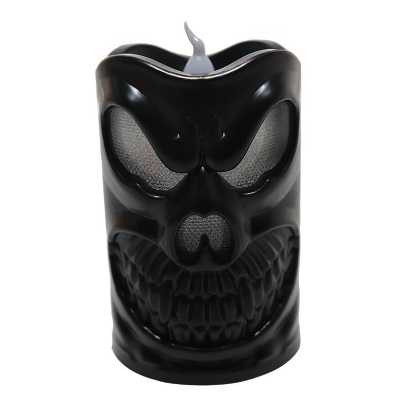 Halloween Flameless Candle Light LED Colourful Candlestick Table Decoration