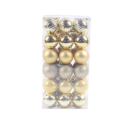 36 PCs Christmas Tree Decoration Colour Ball Set