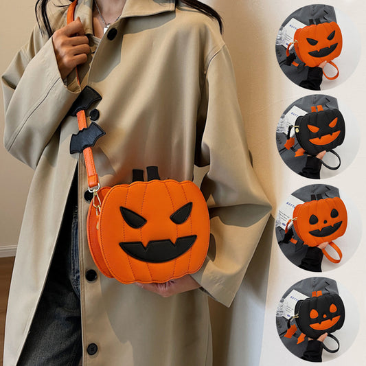 Halloween Pumpkin Shoulder Crossbody Bag