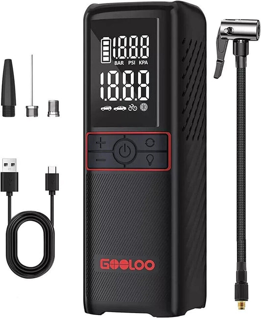 Gooloo Cordless Tyre Inflator Air Compressor Car Tyre Pump