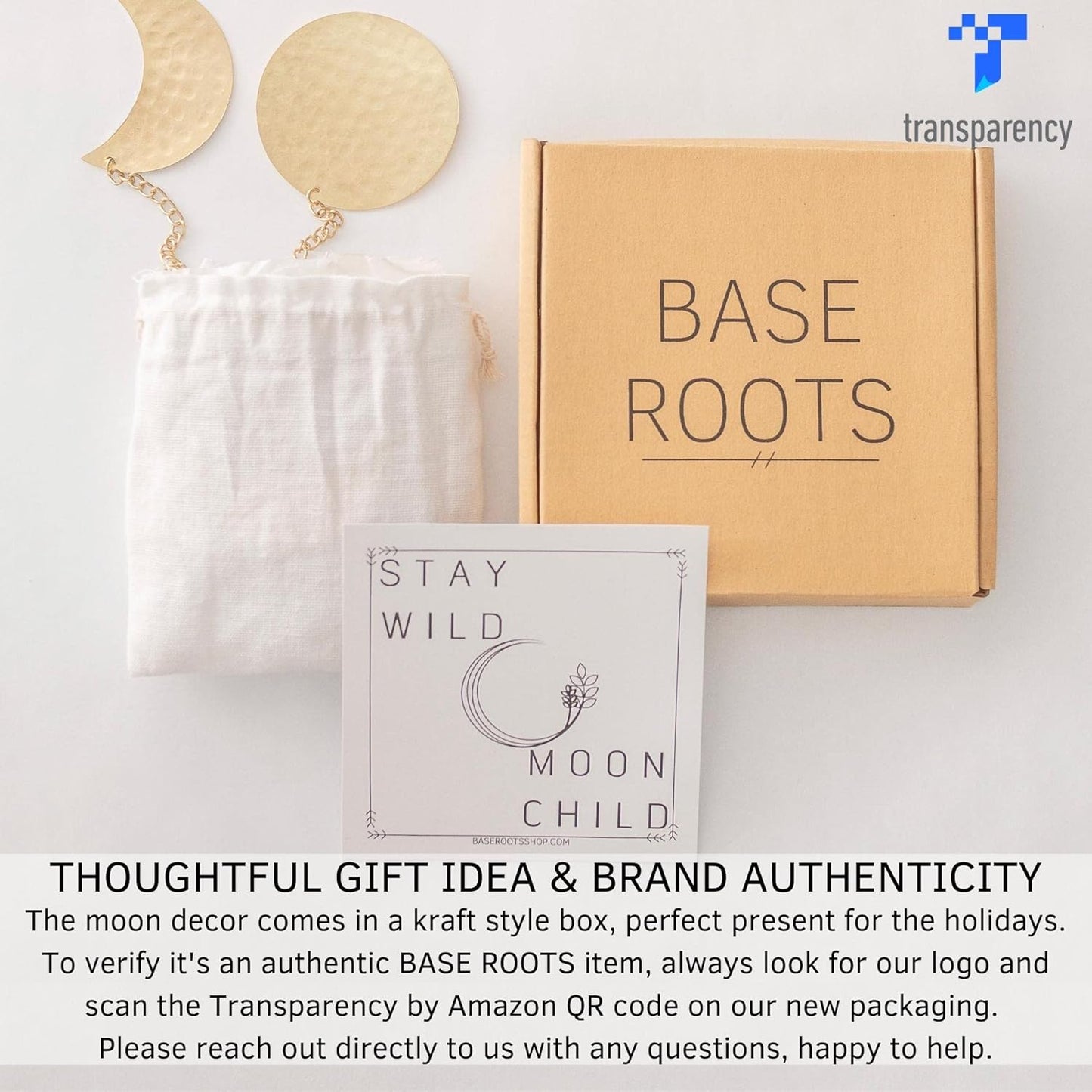 Moon Phases Wall Hanging Wall Art Handmadel  Wall Decorative Ornaments Hang Vertical Decorations (Gold Banner, 34In/86Cm, 7 Moons)