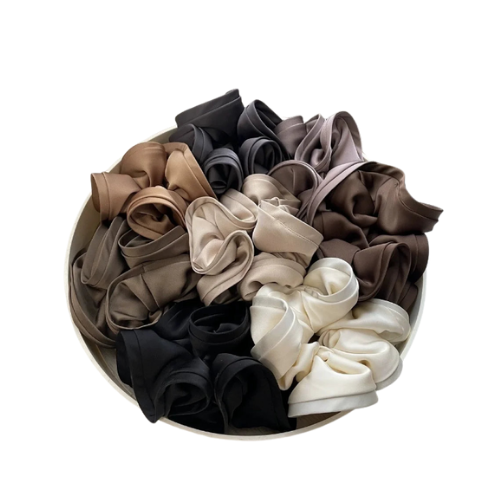 Big Satin Hair Tie Scrunchies