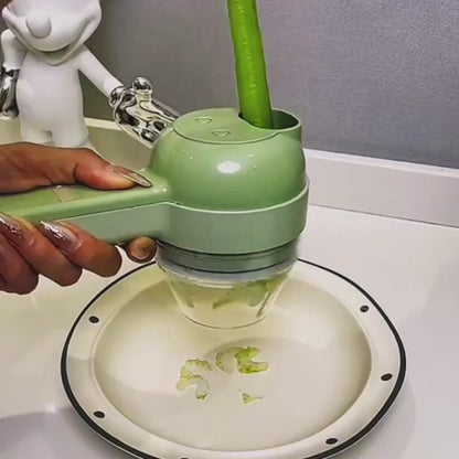 4-in-1 Portable Handheld Multifunctional Electric Food Processor