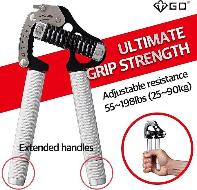 Iron Grip EXT 90 Hand Grip Strengthener Adjustable Hand Gripper