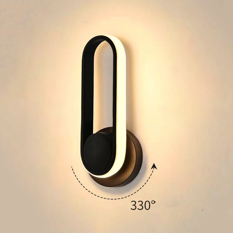 Bedside Bedroom Wall Lamp Indoor Rotatable Acrylic Led Wall Lamp - Haraps.com