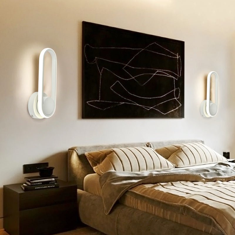 Bedside Bedroom Wall Lamp Indoor Rotatable Acrylic Led Wall Lamp - Haraps.com