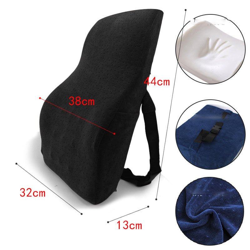 Car Seat Memory Foam Waist Cushion - Haraps.com