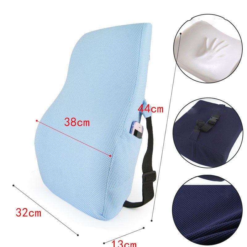 Car Seat Memory Foam Waist Cushion - Haraps.com