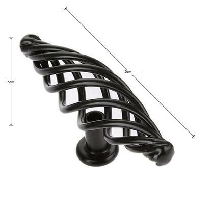 Kitchen Cabinet Door Handles Cupboard Drawer Black Handles Furniture - Haraps.com