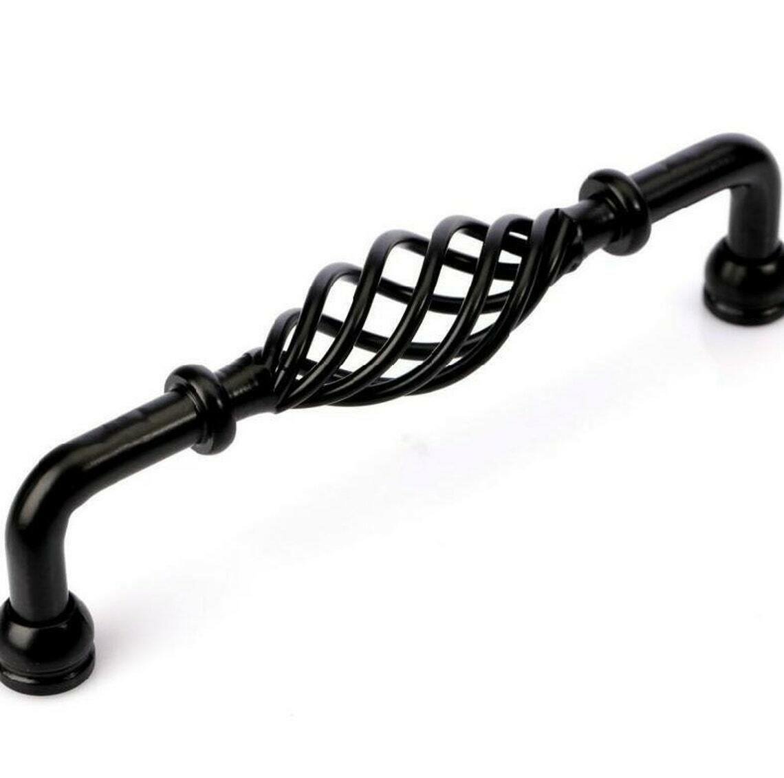 Kitchen Cabinet Door Handles Cupboard Drawer Black Handles Furniture - Haraps.com