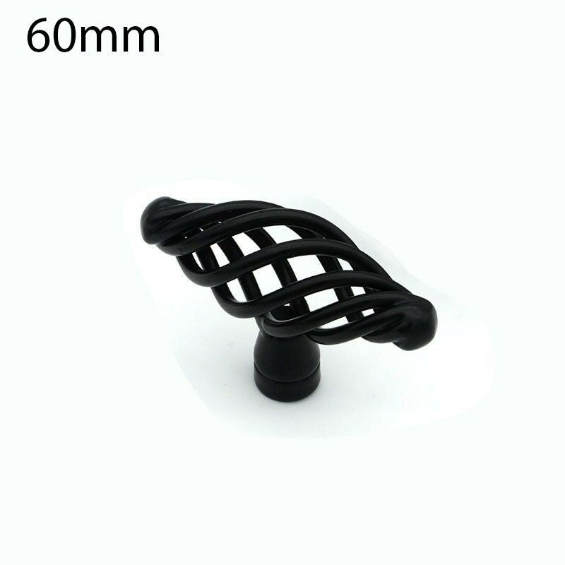 Kitchen Cabinet Door Handles Cupboard Drawer Black Handles Furniture - Haraps.com