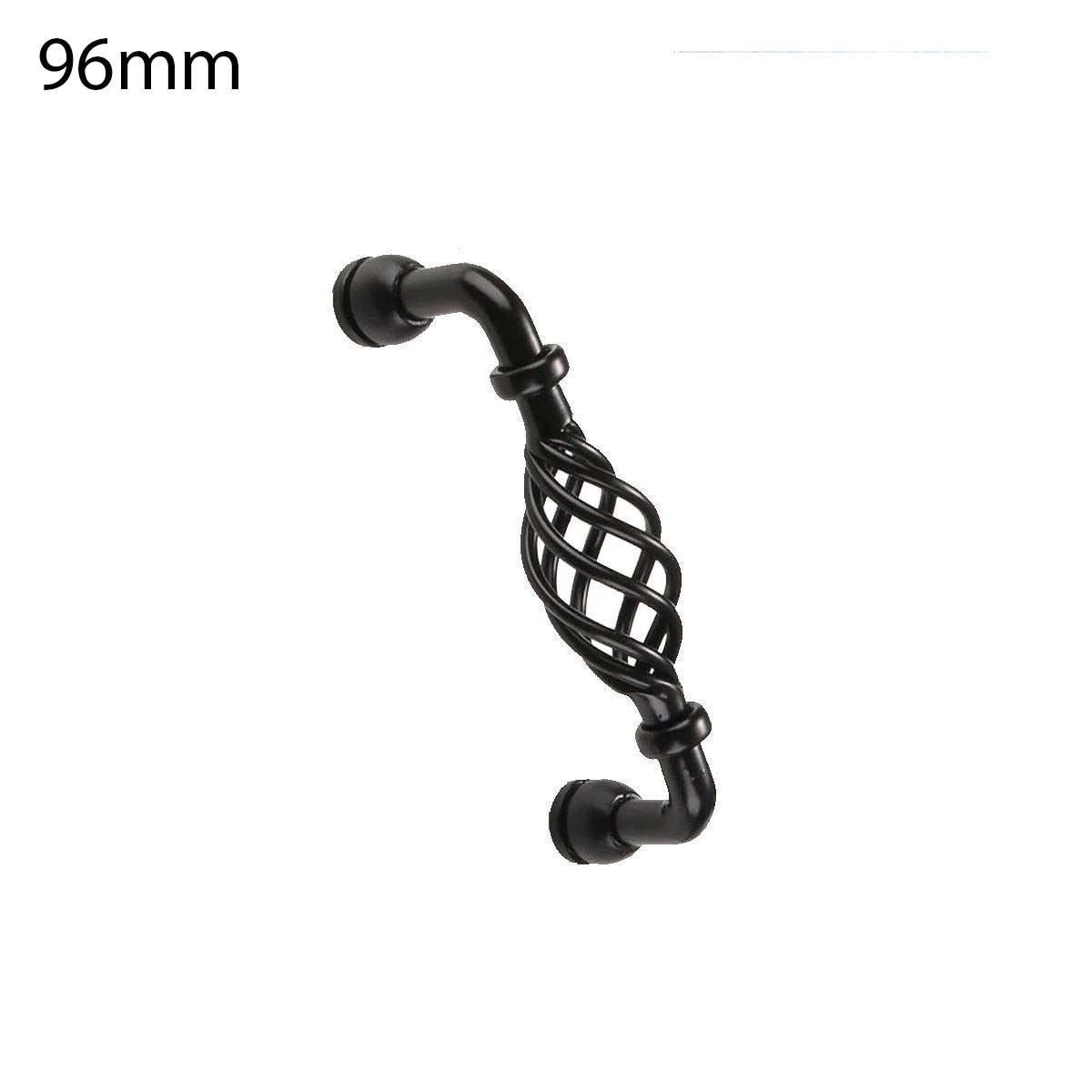 Kitchen Cabinet Door Handles Cupboard Drawer Black Handles Furniture - Haraps.com