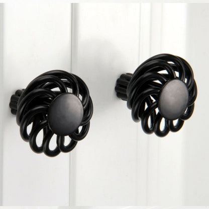 Kitchen Cabinet Door Handles Cupboard Drawer Black Handles Furniture - Haraps.com