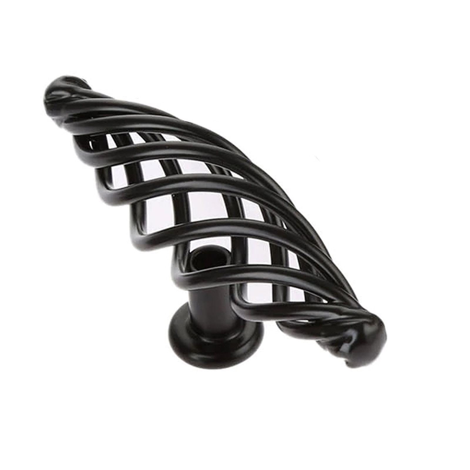 Kitchen Cabinet Door Handles Cupboard Drawer Black Handles Furniture - Haraps.com