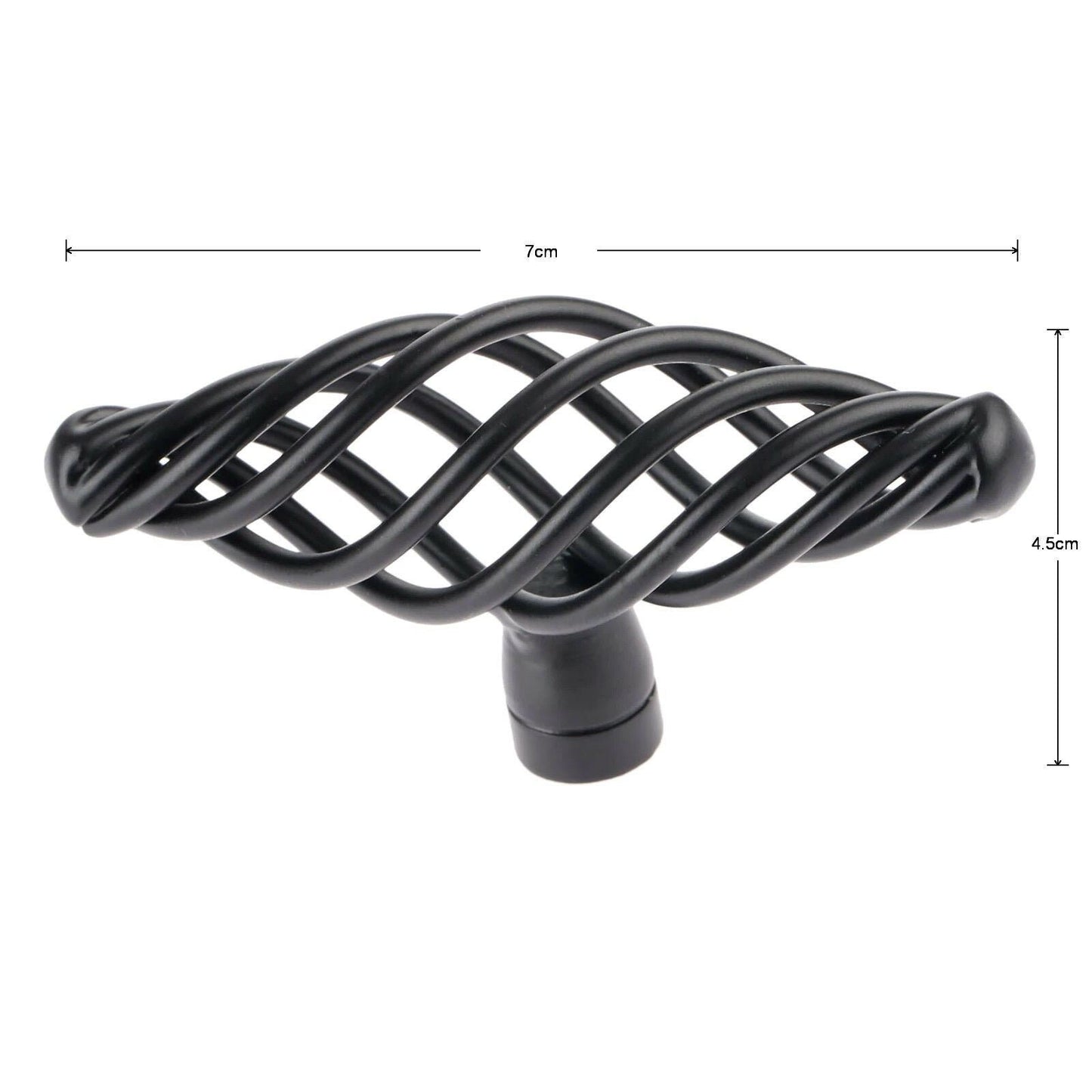 Kitchen Cabinet Door Handles Cupboard Drawer Black Handles Furniture - Haraps.com