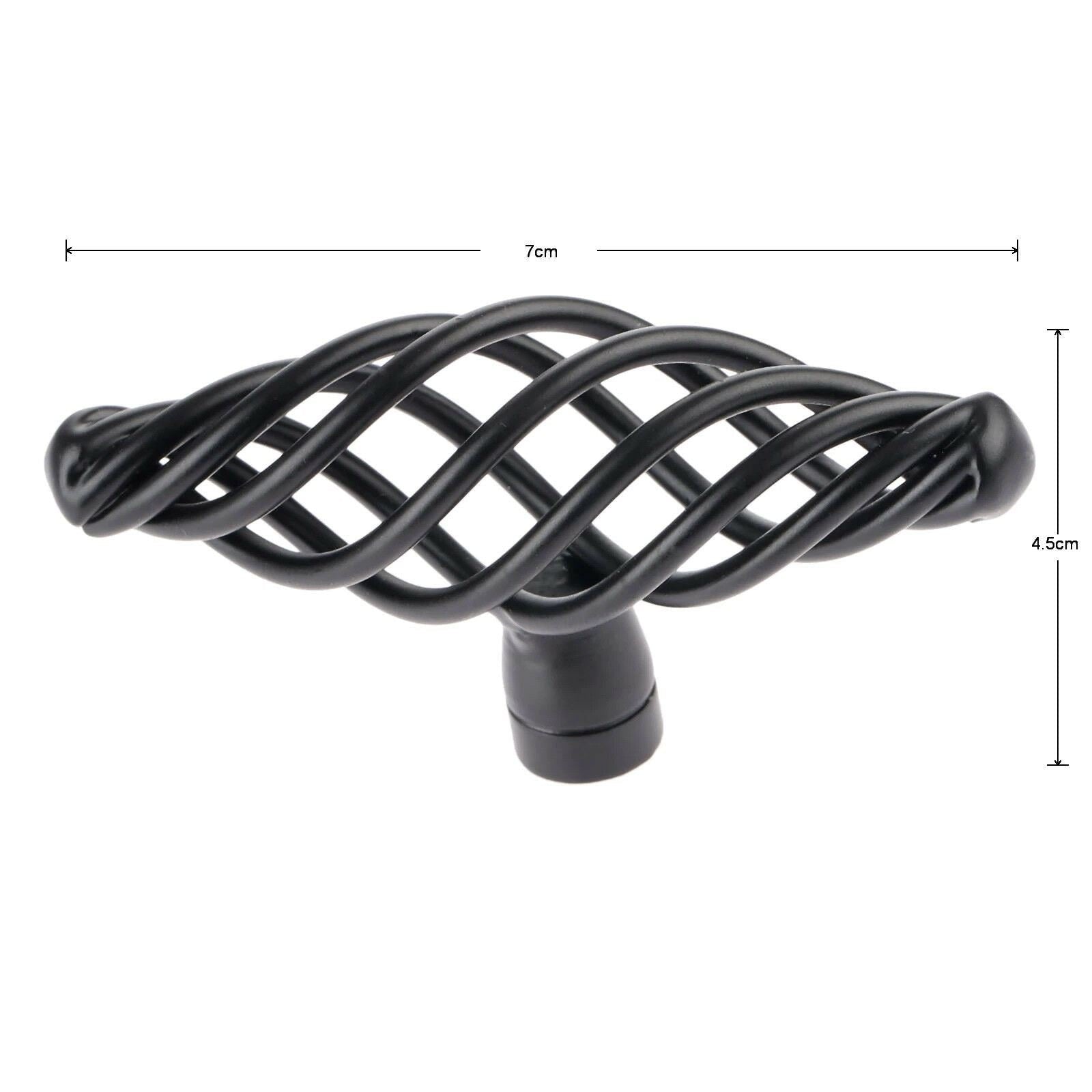 Kitchen Cabinet Door Handles Cupboard Drawer Black Handles Furniture - Haraps.com