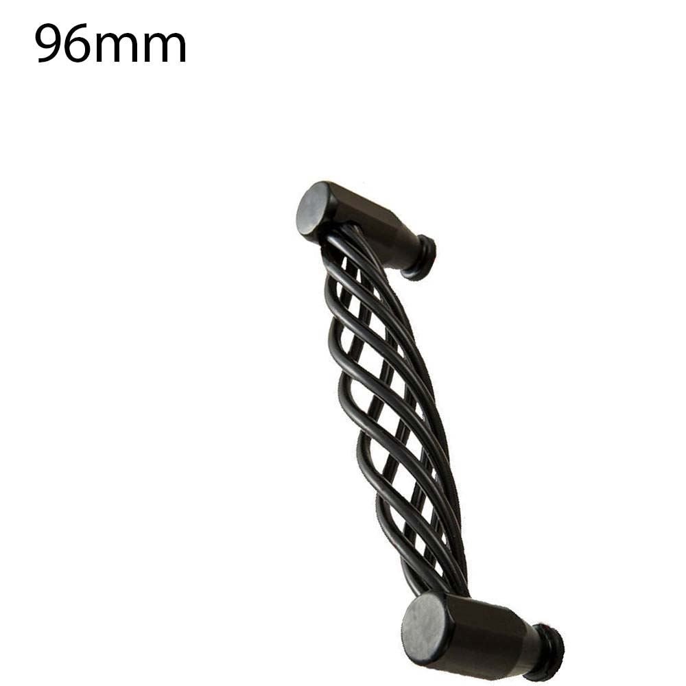 Kitchen Cabinet Door Handles Cupboard Drawer Black Handles Furniture - Haraps.com