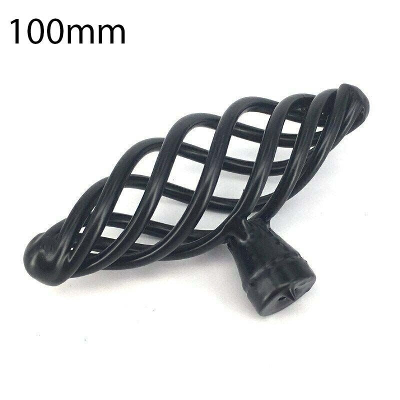 Kitchen Cabinet Door Handles Cupboard Drawer Black Handles Furniture - Haraps.com