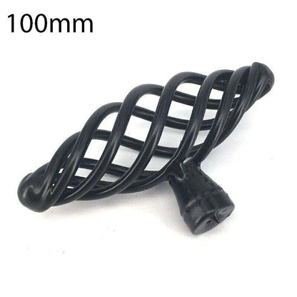 Kitchen Cabinet Door Handles Cupboard Drawer Black Handles Furniture - Haraps.com