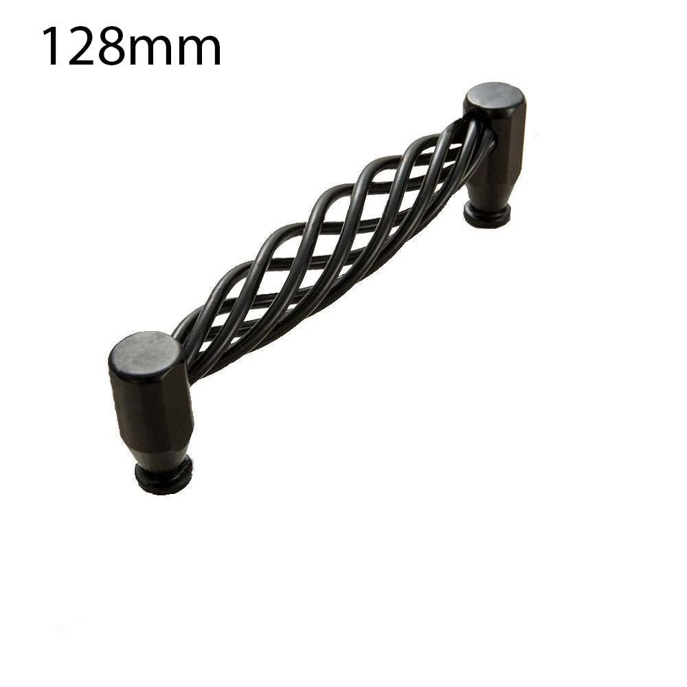 Kitchen Cabinet Door Handles Cupboard Drawer Black Handles Furniture - Haraps.com